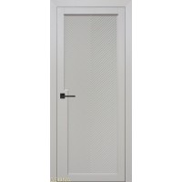 Дверь Геона Уника-3 ДГ, ПВХ-шпон, Софт латте