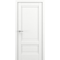 Межкомнатная дверь Турин В4 ДГ, Экошпон, матовый белый