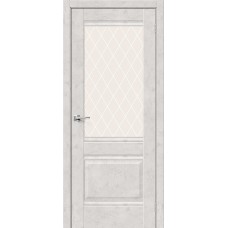 По стилю дверей,Дверь межкомнатная, эко шпон Прима-3 Look Art / White Сrystal