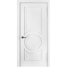 Межкомнатные двери,Ульяновские двери Скин-5 ДГ, Белая эмаль