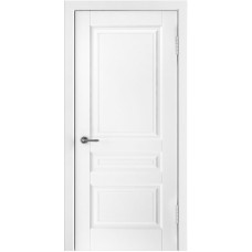 Межкомнатные двери,Ульяновские двери Скин-1 ДГ, Белая эмаль