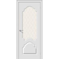 Дверь Скинни ПВХ-33 Fresco / White Сrystal