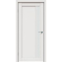 Межкомнатная дверь экошпон L15 satinato, белый Сатин