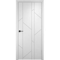 Дверь Межкомнатная, модель Вижн-2, глухая, эмаль белая
