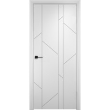 По стилю дверей,Дверь Межкомнатная, модель Вижн-2, глухая, эмаль белая