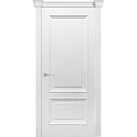 Дверь Межкомнатная, модель Багетто-2 ДГ, эмаль белая