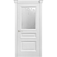 Дверь Межкомнатная, модель Багетто-1 ДО, эмаль белая