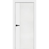 Дверь Межкомнатная, модель Лео-1, глухая, эмаль белая