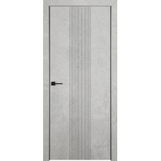Модификации,Дверь межкомнатная Line-2, AL кромка с двух сторон, цвет бетон светлый