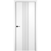 Дверь межкомнатная Line-2, AL кромка с двух сторон, цвет Вайт