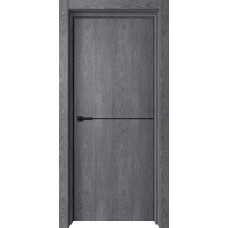 По стилю дверей,Дверь межкомнатная Лофт-1, AL кромка с двух сторон, цвет ольха серая