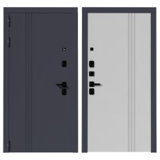 Входные двери,Дверь входная ВМ-7, Серый винорит/ белый софт