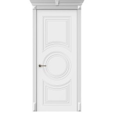 По материалу дверей,Дверь эмалированная Монако ПГ, Белая