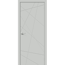 По материалу дверей,Дверь межкомнатная 5.Д.П, ПЭТ, Grey Silk