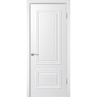 Ульяновская дверь межкомнатная Гранд-1 ДГ, Эмаль белая