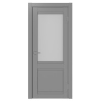 Дверь межкомнатная Турин-502.21U ДО сатин, Дуб серый