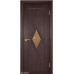 Дверь Геона Рубин-1, ДО бронзовое, пескоструй, ультрашпон, Орех шоколад