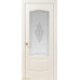 Дверь Геона Висконти, Стекло сатинированное с гравировкой, эмаль Слоновая кость