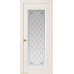 Дверь Геона Олимп, Сатинат с гравировкой, эмаль Белая матовая