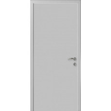 По производителю,Влагостойкая композитная пластиковая противопожарная дверь EI-30, цвет серый RAL 7035
