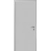 Влагостойкая композитная пластиковая противопожарная дверь EI-30, цвет серый RAL 7035