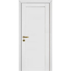 По материалу дверей,Влагостойкая композитная пластиковая дверь Ecoline, цвет белый