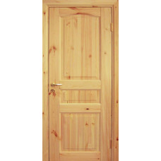 По материалу дверей,Дверь под покраску ТС Рустик 3-Ф, глухая, массив сосны