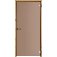 Финская дверь Jeld Wen Sauna 81 прозрачное закаленное стекло, цвет бронза, производство Финляндия