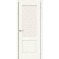 Дверь межкомнатная Классико 33 White Сrystal, White Wood