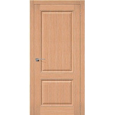 Межкомнатные двери,Дверь Шпонированная Статус-12 ПГ дуб
