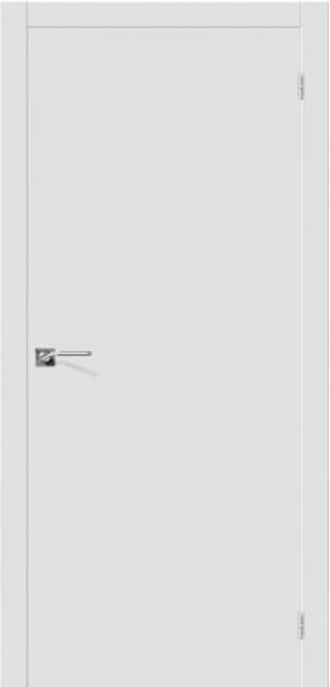 Дверь межкомнатная  Гладкая Скинни -10 ПГ эмаль, цвет белый