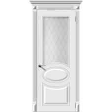 По производителю,Ульяновские двери Classic Lite CL 010 ПО Кристалл, эмаль белая