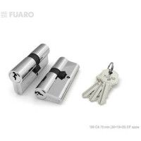 Цилиндровый механизм Fuaro 100 CA 90 mm (30 10 50) CP хром 3 кл.