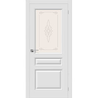 Дверь Скинни ПВХ-15 ПО, белый