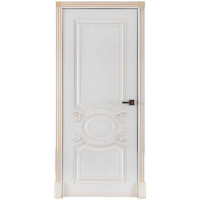 Ульяновские двери, Аристократ ДГ, эмаль белая с патиной капучино