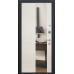Утепленная входная дверь Титан Мск Тop M-15, Эко-венге / Эшвайт кроскут зеркало