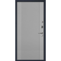 Утепленная входная дверь Титан Мск Тop M-27, Серый металлик / Манхеттен