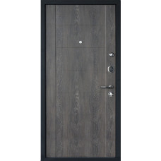 Входные двери,Утепленная входная дверь Титан Мск Тop M-28, Серый металлик / DEFORM дуб шале графит