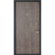 Входные двери,Утепленная входная дверь Титан Мск Тop M-28, Серый металлик / DEFORM дуб шале корица