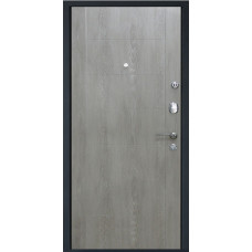 Входные двери,Утепленная входная дверь Титан Мск Тop M-28, Серый металлик / DEFORM дуб шале седой
