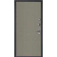 Утепленная входная дверь Титан Мск Тop M-29, Черный бархат / DEFORM дуб французский серый