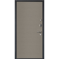 Входные двери,Утепленная входная дверь Титан Мск Тop M-29, Черный бархат / DEFORM дуб французский серый