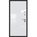 Утепленная входная дверь Титан Мск Top Staller Лика муар черный / Белый люкс