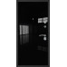 Утепленная входная дверь Титан Мск Top Staller Лика муар черный / Черный люкс