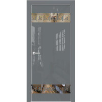 Дверь Оникс Арт, Lacobel RAL 7040 по зеркалу, рисунок 21.3