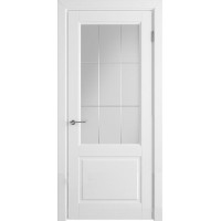 Дверь Межкомнатная К-1 ДО, белая эмаль