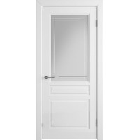Дверь Межкомнатная К-2 ДО, белая эмаль