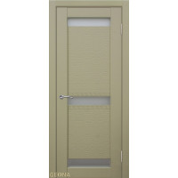 Дверь Геона L-19 3D Сатинат светлый, ПВХ-шпон, Софт фисташка