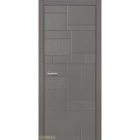 Дверь Геона Modern Z-7 ПГ, ПВХ-шпон, Софт графит