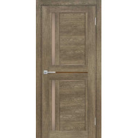 Дверь межкомнатная, Техно 804 Лакобель бронза, Нанотекс, Бруно